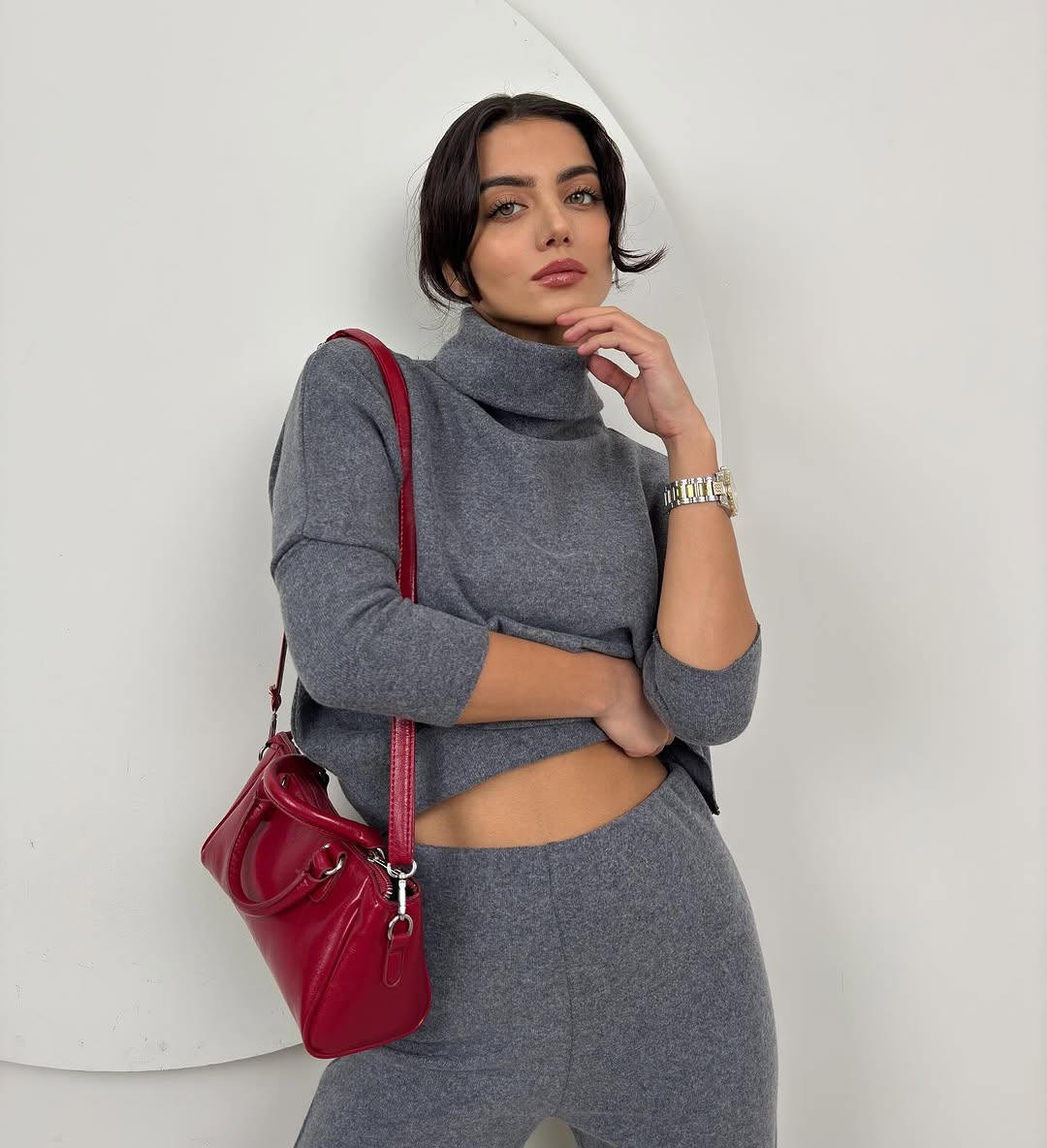 Oversize Boğazlı Takım