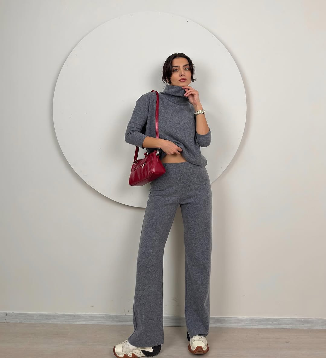 Oversize Boğazlı Takım