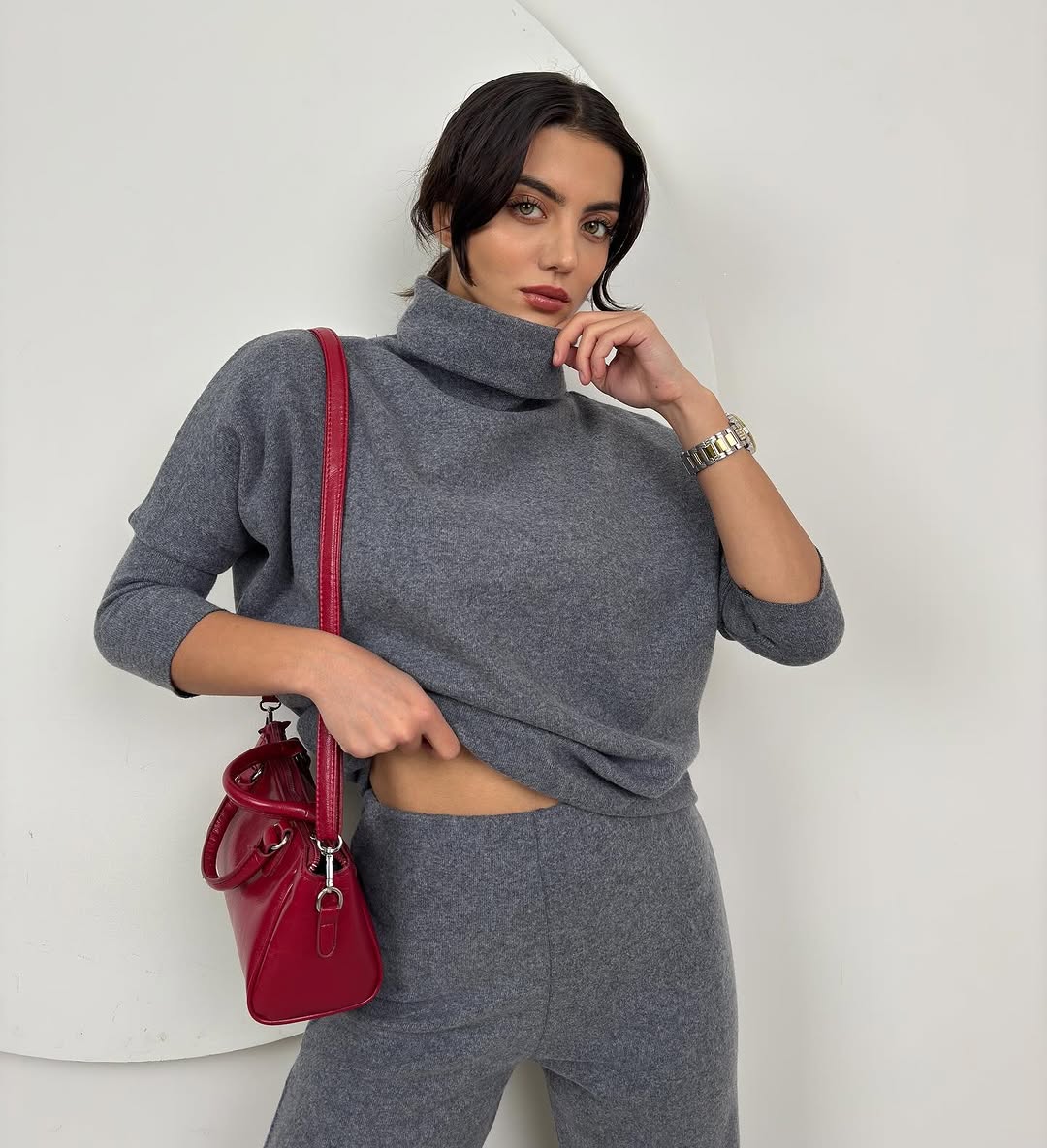 Oversize Boğazlı Takım